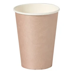Papieren bekers - roségoudkleurig - set van 8
