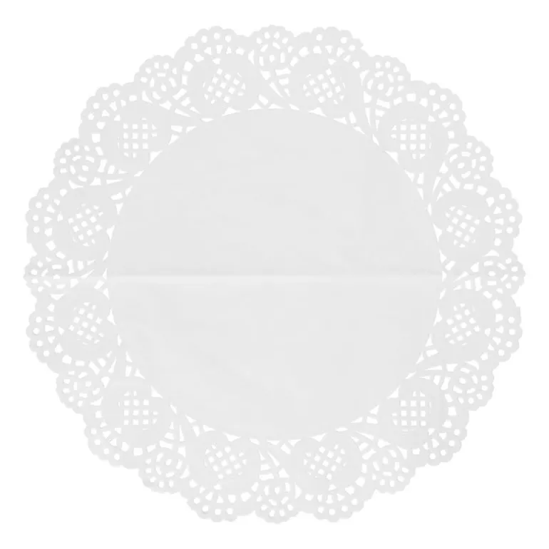 Papieren taartranden - ø26 cm - set van 6