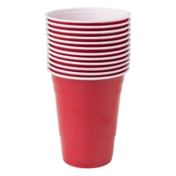 Partycup rood - 530 ml - 12 stuks