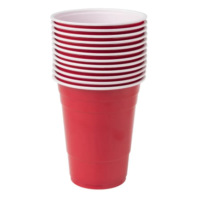 Partycup rood - 530 ml - 12 stuks