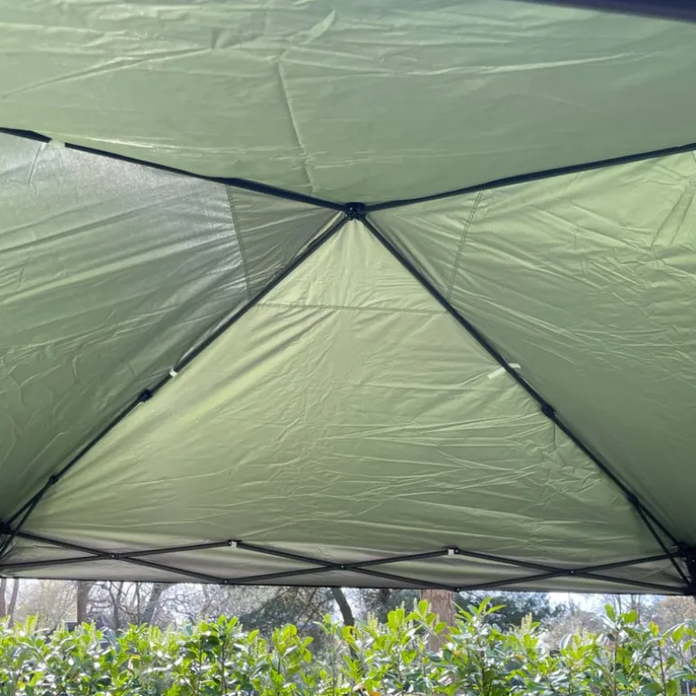 Partytent easy-up - zwart - 3 x 3 meter
