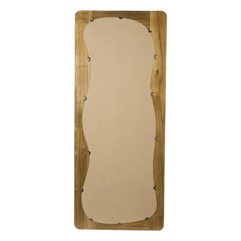 Passpiegel wave acaciahout - bruin - 168x70 cm