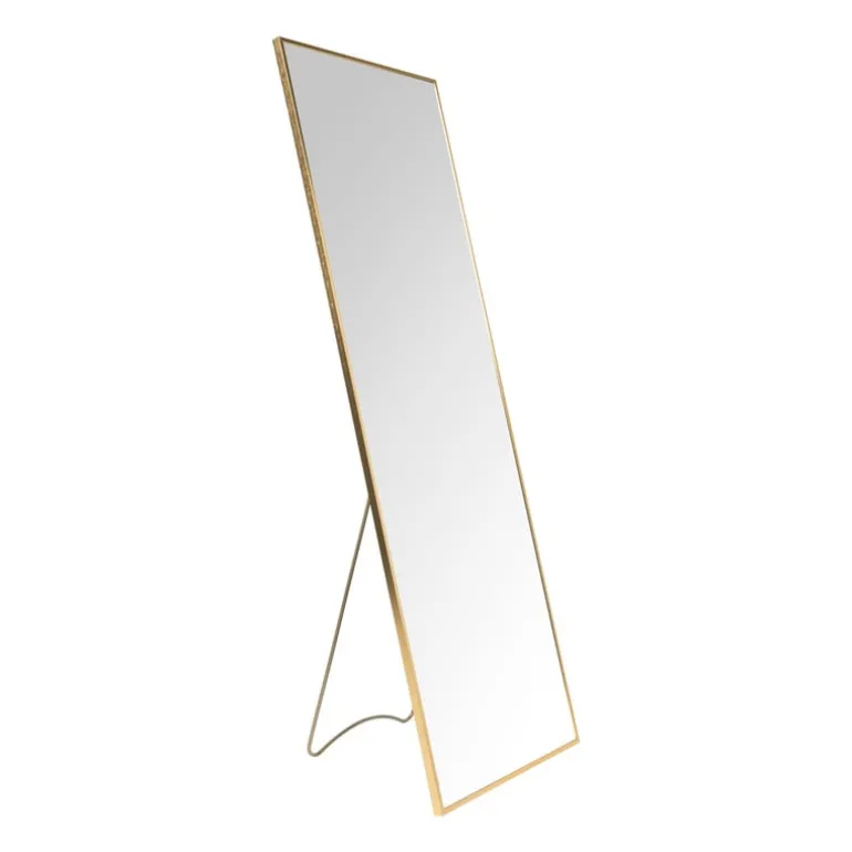 Passpiegel XL - goudkleurig - 50x150 cm