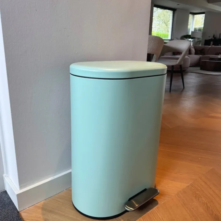 Pedaalemmer ovaal - groen - 50 liter