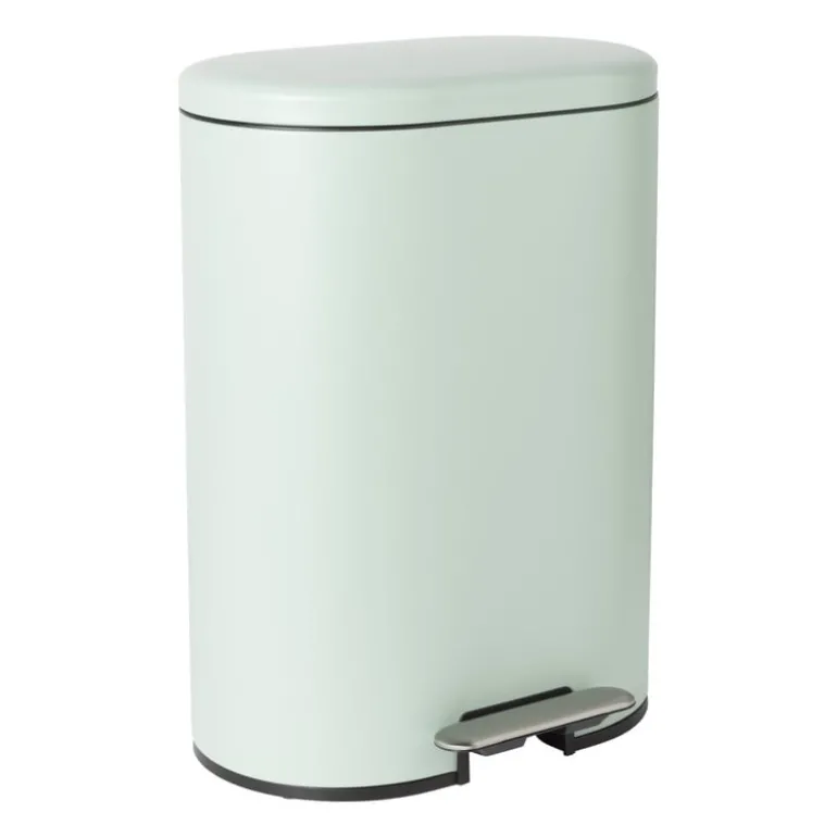 Pedaalemmer ovaal - groen - 50 liter