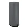 Pedaalemmer retro look - grijs - 30 liter