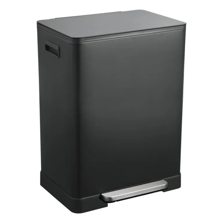 Pedaalemmer - zwart - 2x30 l