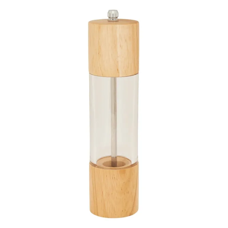 Peper- en zoutmolen - bamboe - 21 cm