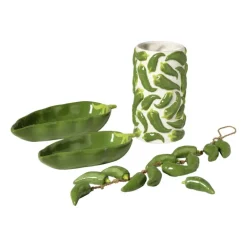 Peper- of zoutvaatje peper - groen - 4x4x4 cm