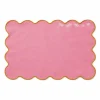 Placemat met quote - roze - 45x30 cm - Happy at Home by Sanny
