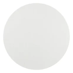 Placemat PU leer - crème - ø38 cm