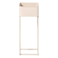 Plantenbak voor balkon smal - beige - 60x24x24 cm