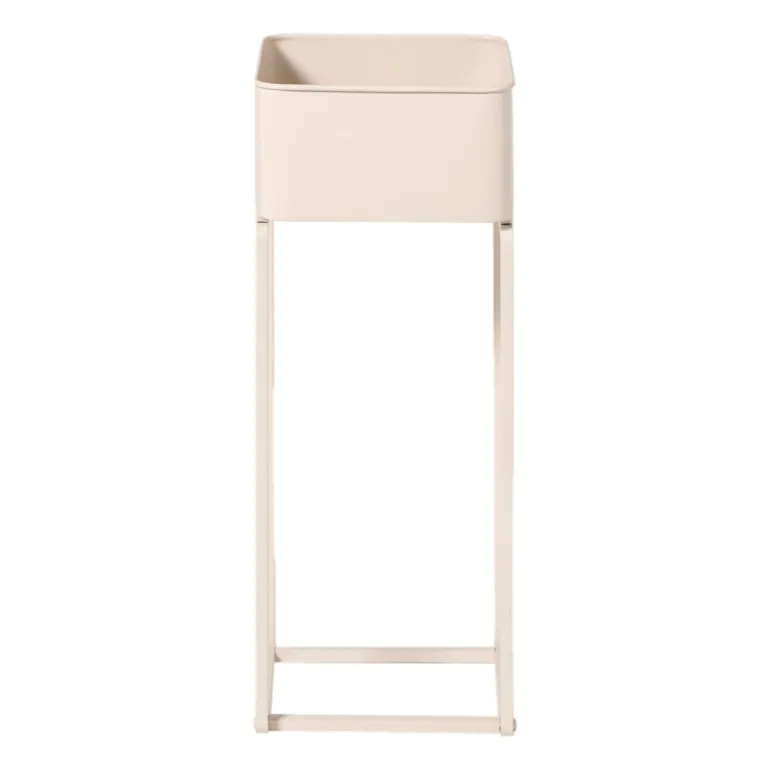 Plantenbak voor balkon smal - beige - 60x24x24 cm