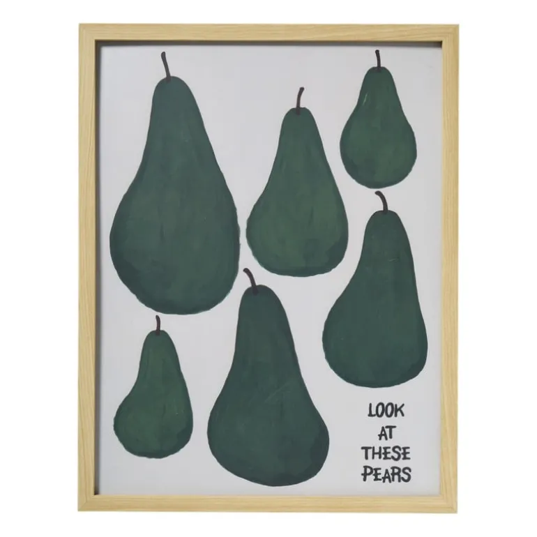 Poster peer - multikleur - 28x36 cm