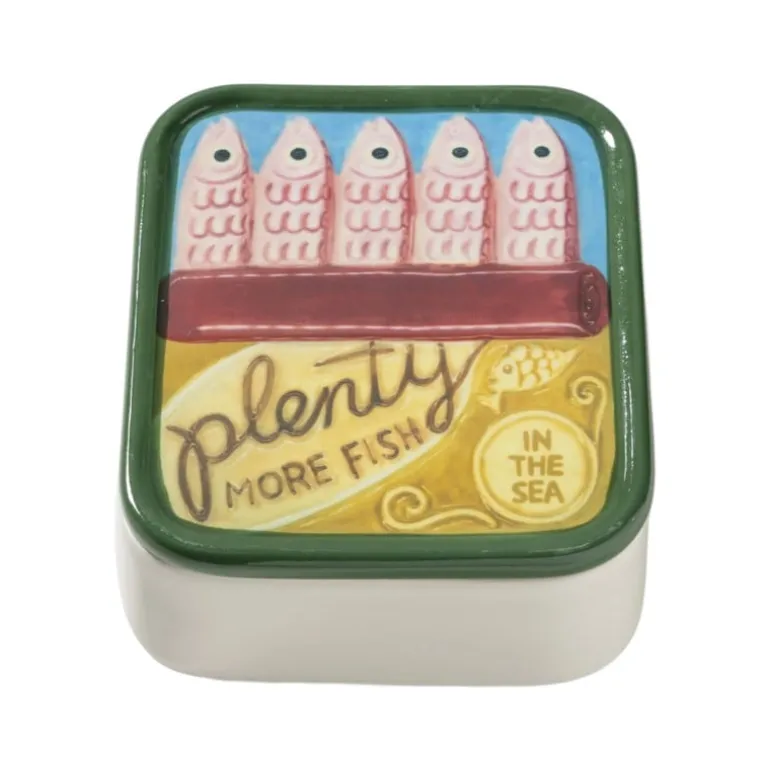 Potje plenty more fish - multikleur - 4.8x13.3x12.4 cm