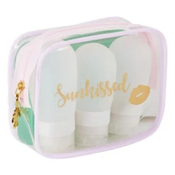 Reisflesjes in etui - set van 3