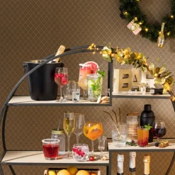Rietjes RVS - goud - set van 6