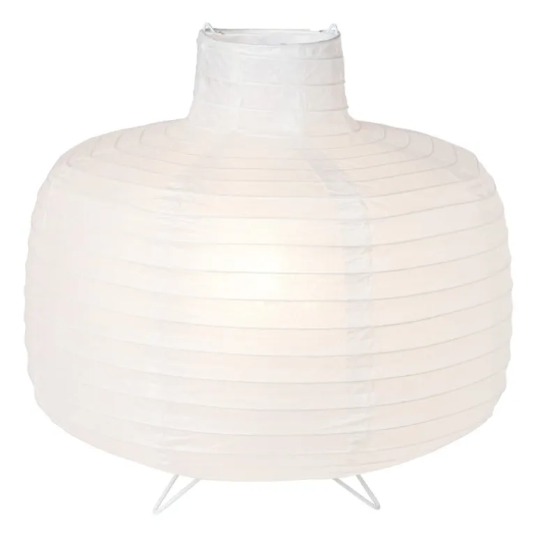 Rijstpapier lamp bol - wit - ø33x32.5 cm
