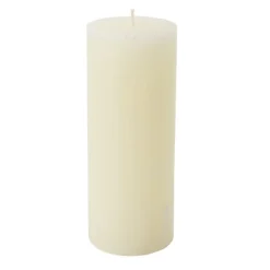 Rustieke kaars - ivoor - 7x18 cm