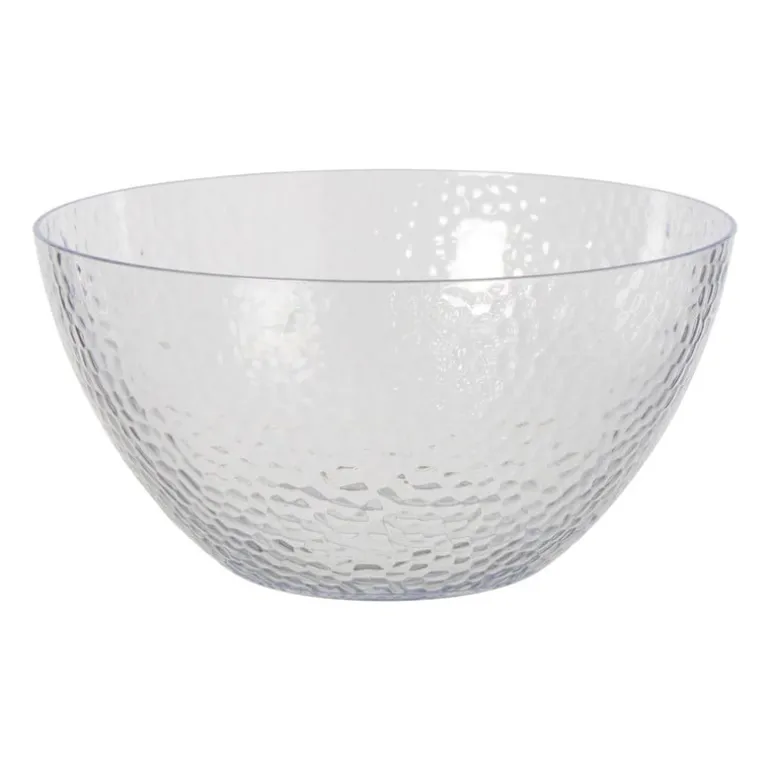 Saladeschaal dots - transparant - ø25.5x13 cm