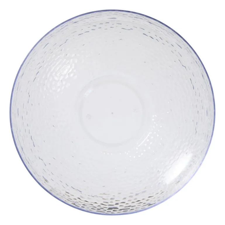 Saladeschaal dots - transparant - ø25.5x13 cm