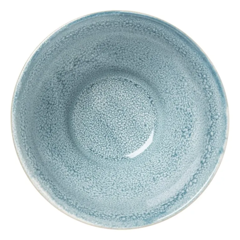 Schaal facet - turquoise - ⌀13x7.5 cm