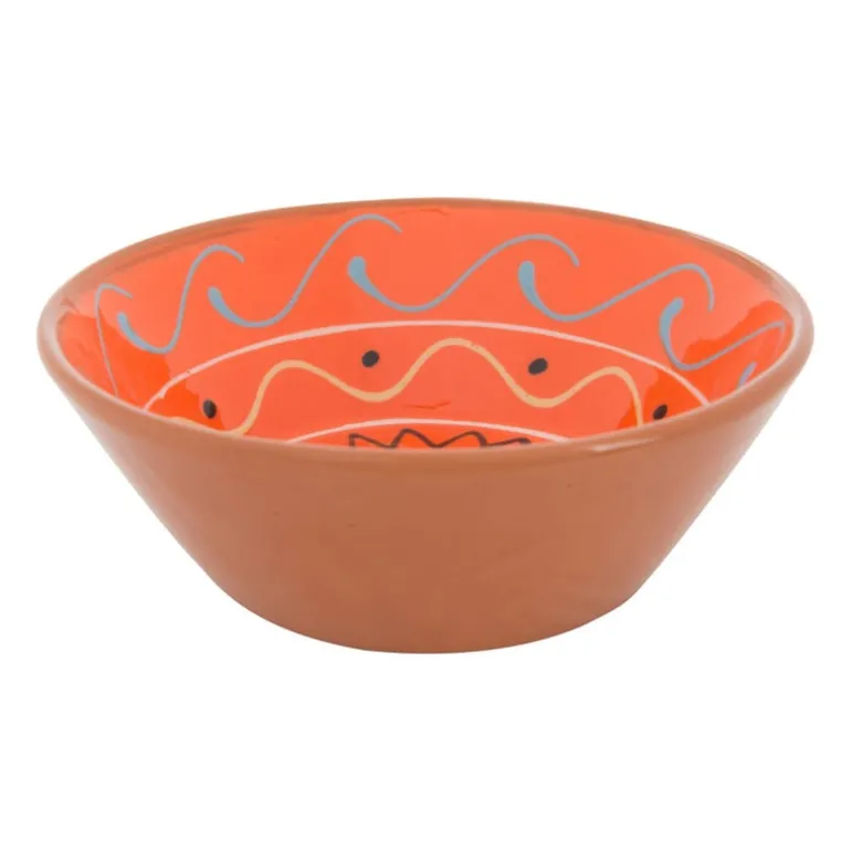 Schaal Fiesta - oranje - 15 cm