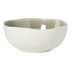 Schaal kaori - wit/bruin - ø16.8x7 cm