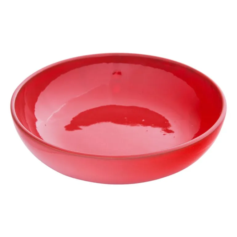 Schaal Selena - rood - 22 cm