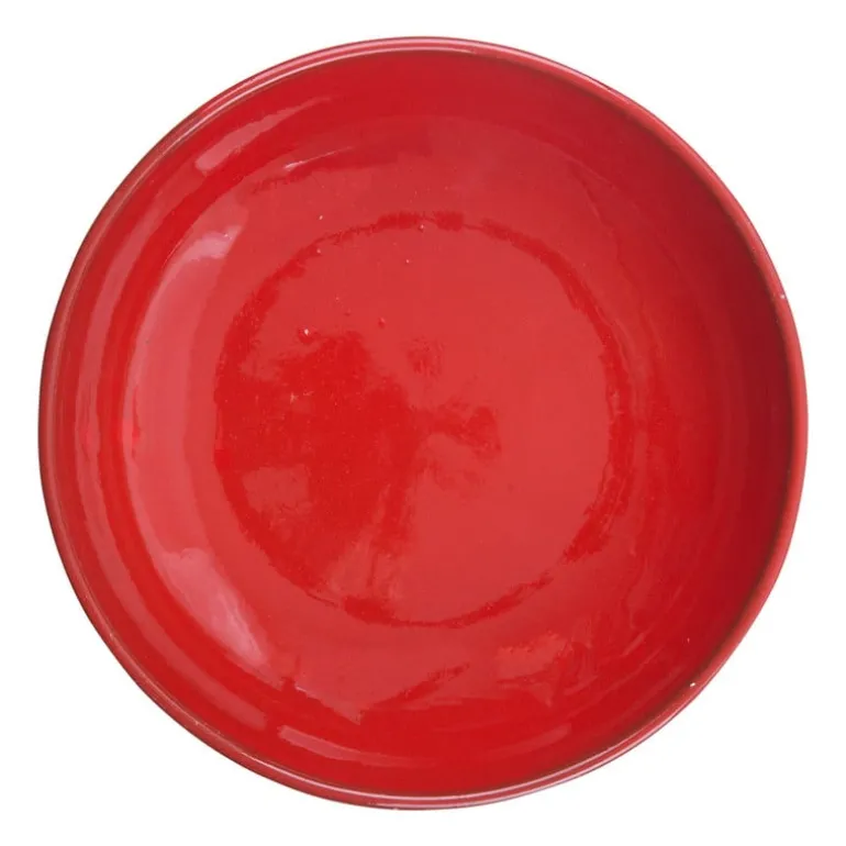 Schaal Selena - rood - 22 cm