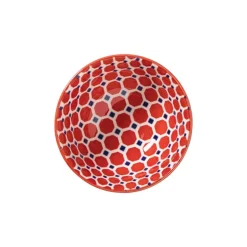 Schaaltje Anne klein - rood/blauw - ø9.2x4.8 cm