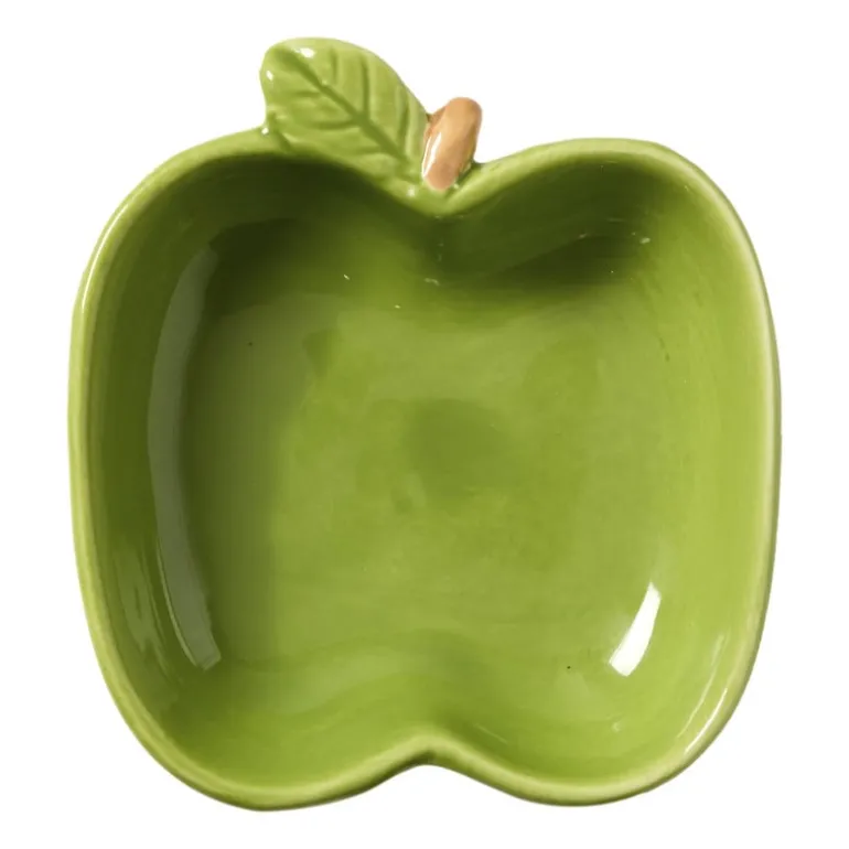 Schaaltje appel klein - groen - 3.3x9.8x10 cm
