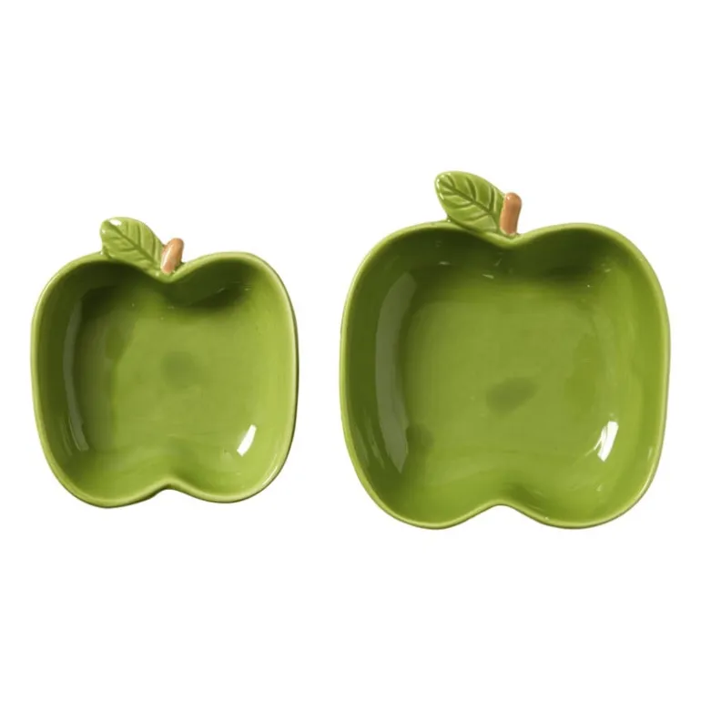 Schaaltje appel klein - groen - 3.3x9.8x10 cm