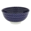 Schaaltje blue print - diamonds - ⌀12 cm