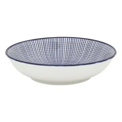 Schaaltje blue print - stripes - ⌀14 cm