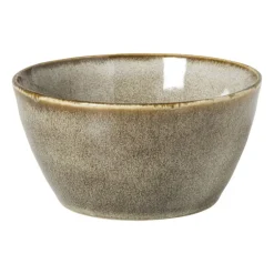 Schaaltje keramiek - bruin - ø7.3x6.1 cm