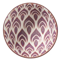 Schaaltje klein Bo - geel/paars - ø9x4.6 cm