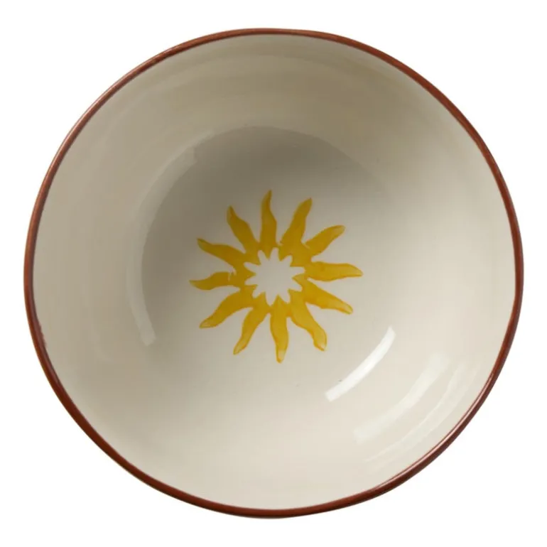 Schaaltje luna klein - beige/roze/geel - ø11x5.3 cm
