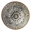 Schaaltje Nori rond - blauw/bruin - ø10.5x5.8 cm