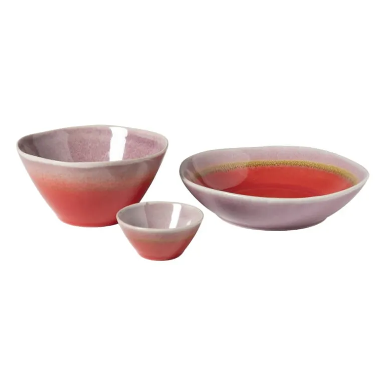 Schaaltje Roots - rood/paars - ø15.7x8.2 cm