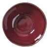 Schaal Toscane - bordeauxrood - ø17x7 cm