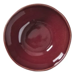 Schaal Toscane - bordeauxrood - ø17x7 cm