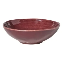 Schaal Toscane - bordeauxrood - ø24x7.5 cm