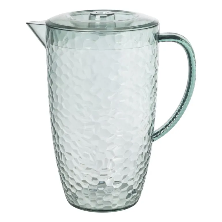 Schenkkan dots - groen - 14x9.2x23.8 cm