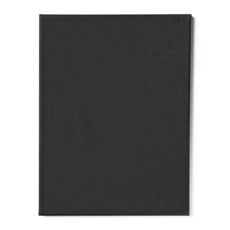 Schildersdoek zwart - 30x40 cm - 280 gr/m2