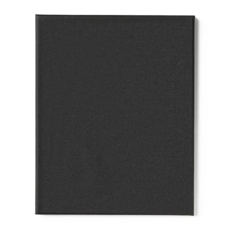 Schildersdoek zwart - 24x30 cm - 280 gr/m2