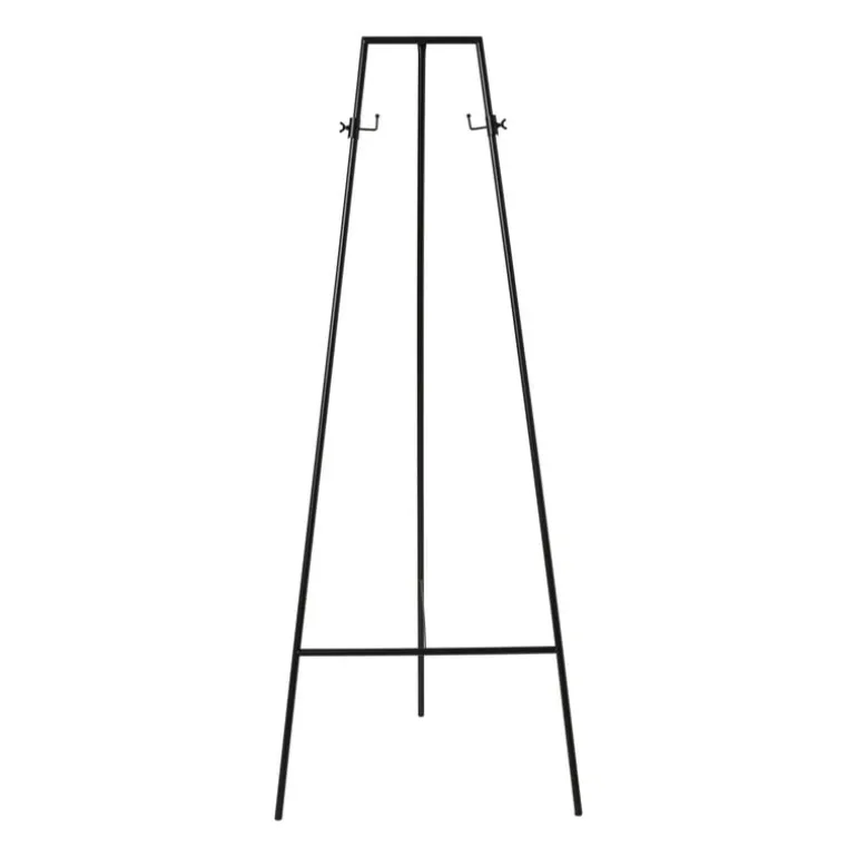 Schildersezel metaal - zwart - 146.7x58.5x51 cm