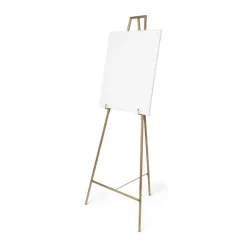 Schildersezel voor welkomstbord - goud - 146.7 cm