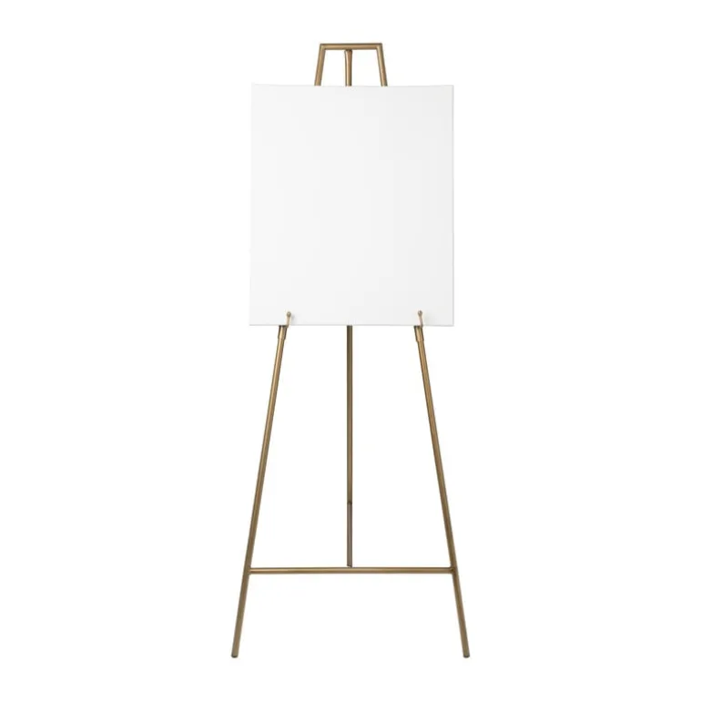 Schildersezel voor welkomstbord - goud - 146.7 cm