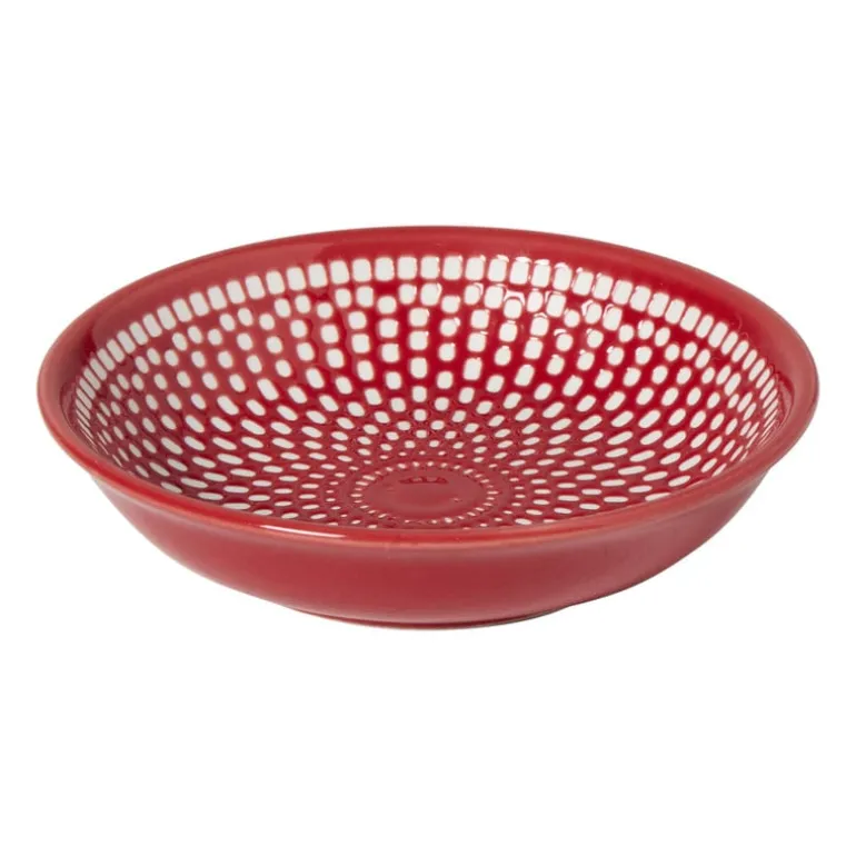 Schoteltje Bibi - roze/rood - ø9.7x2.5 cm